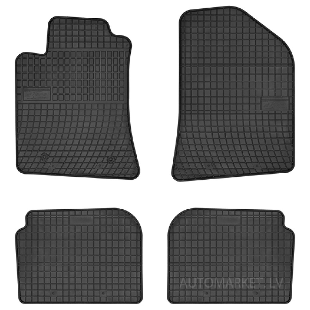 TOYOTA AVENSIS II 2003 - 2009 Set of 4 Rubber Mats FROGUM 0800 TOYOTA AVENSIS II 2003 - 2009 Set of 4 Rubber Mats FROGUM 0800