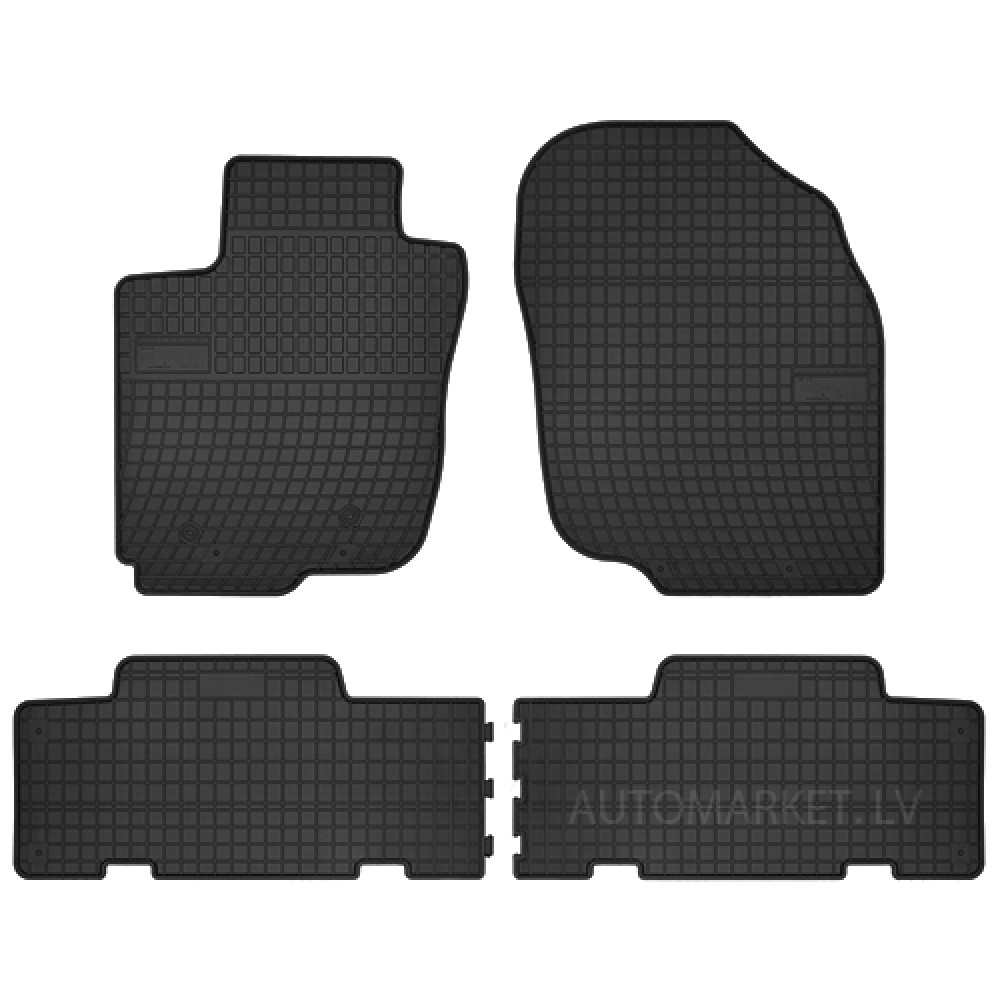 TOYOTA RAV4 III 2005 - 2012 Rubber Floor Mat Set 4pcs FROGUM 0804