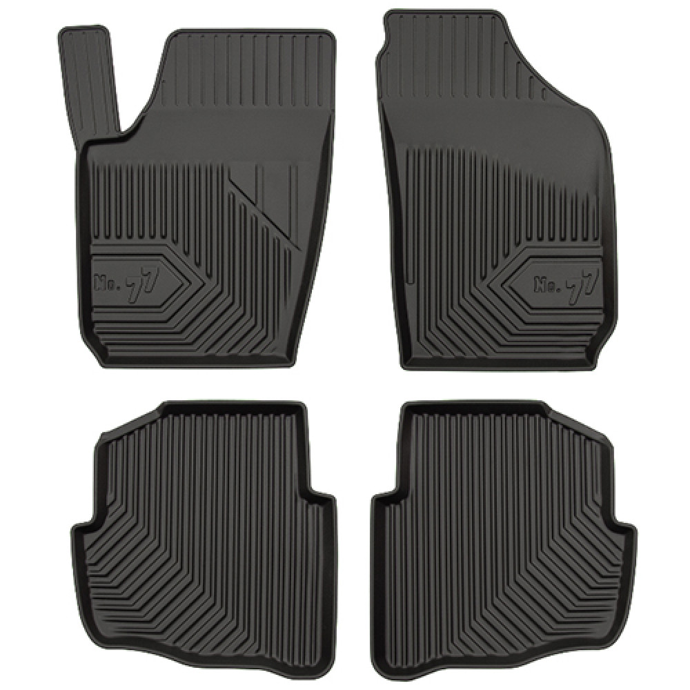 SKODA FABIA I 1999 - 2008 gada 3d Gumijas paklāju komplekts 4gab. FROGUM 77407107