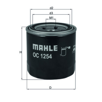 OC1254 KNECHT MAHLE FILTER õlifilter