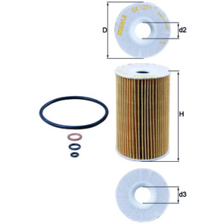 OX127/1D KNECHT MAHLE FILTER õlifilter