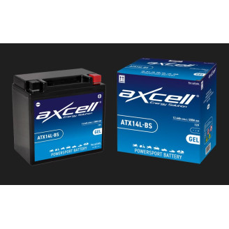 12Ah AXCELL GEL motoaku ATX14L-BS 12V 200AH 12V (- +) 150x87x145mm