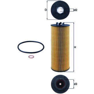 OX164D KNECHT MAHLE FILTER õlifilter