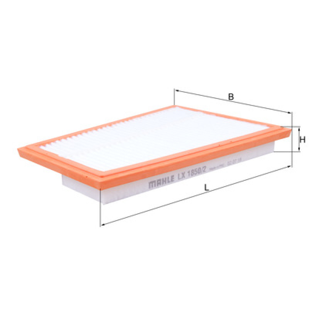 LX1850/2 KNECHT MAHLE FILTER gaisa filtrs LX1850/2 KNECHT MAHLE FILTER gaisa filtrs