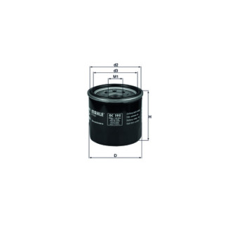 OC195 KNECHT MAHLE FILTER õlifilter