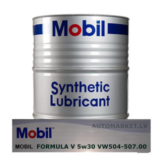 1L - 5w30 MOBIL Formula V SUPER 3000  izlejamā motoreļļa no mucas, plastmasas traukā