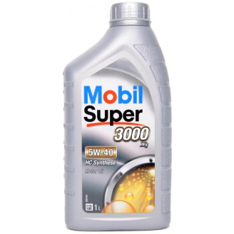 1L - 5w40 MOBIL SUPER 3000 X1 motoreļļa 5w-40