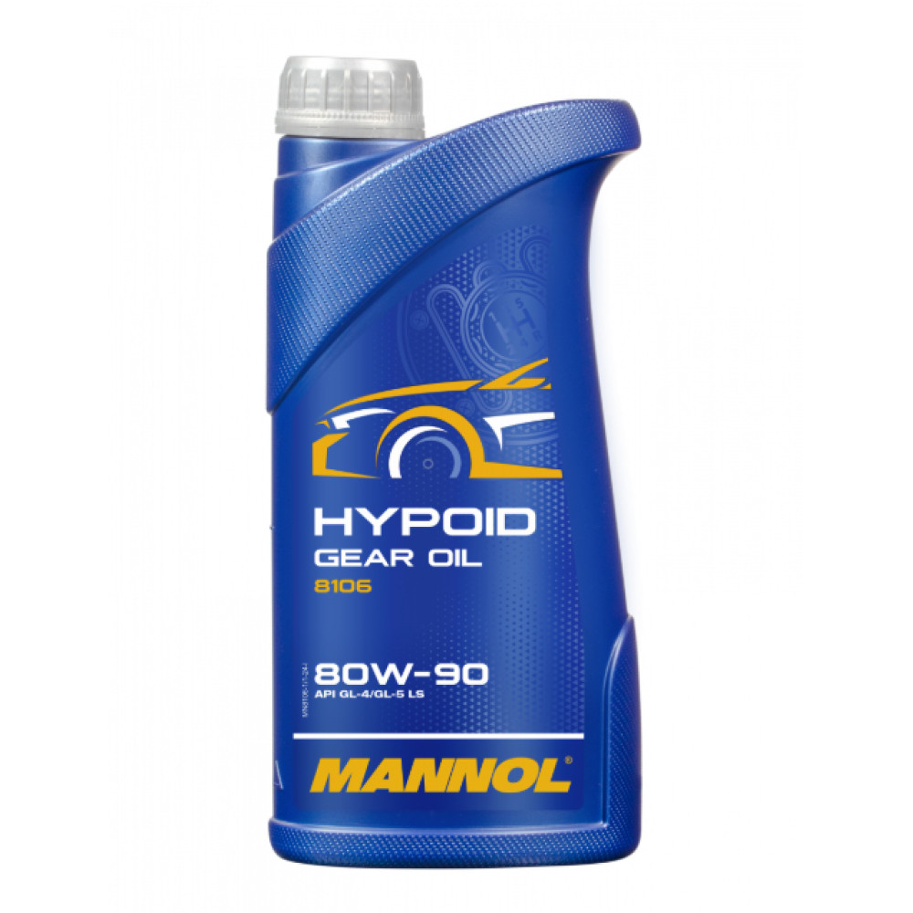1L - 80W90 HYPOID Getriebeoel GL4 GL5 MANNOL 8106 transmisijas eļļa 1L - 80W90 HYPOID Getriebeoel GL4 GL5 MANNOL 8106 transmisijas eļļa