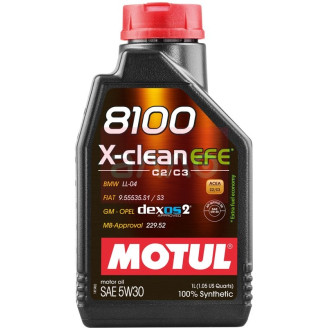 1L - MOTUL 5W30 X-CLEAN EFE  8100 C2 C3 motoru eļļa