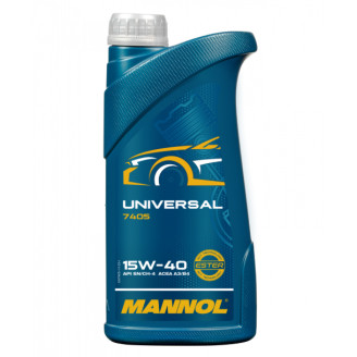 1L  15W40 UNIVERSAL MANNOL 7405 minerālā motoreļļa