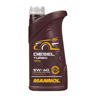1L - DIESEL TURBO 5w40 MANNOL 7904 motoreļļa