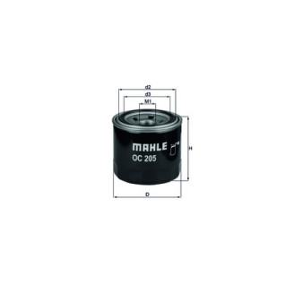 OC205 KNECHT MAHLE FILTER õlifilter