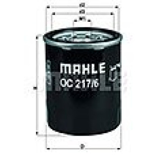 OC217/6 KNECHT MAHLE FILTER õlifilter