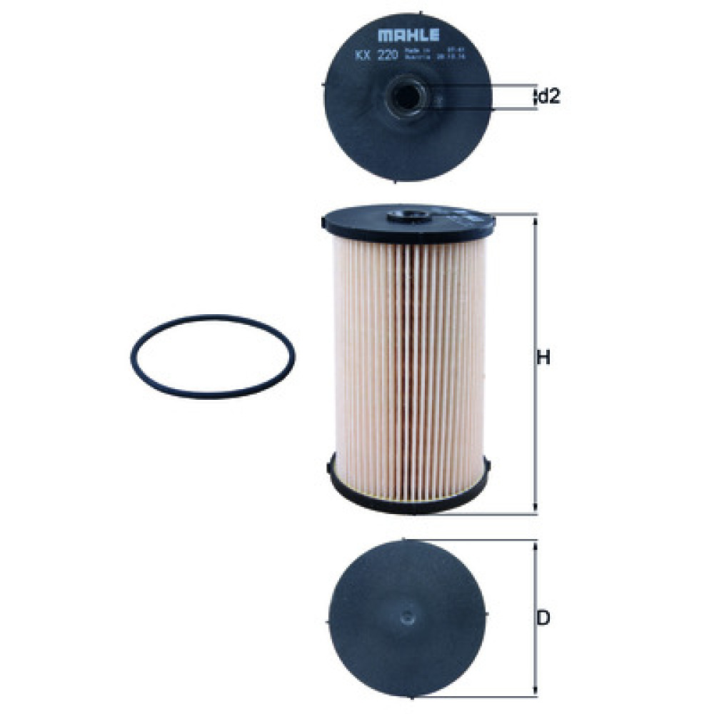 KX220D KNECHT MAHLE FILTER топливный фильтр KX220D KNECHT MAHLE FILTER топливный фильтр