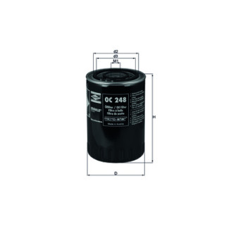 OC248 KNECHT MAHLE FILTER õlifilter