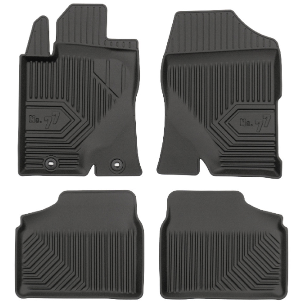TOYOTA AVENSIS II 2003 - 2009 года 3d Комплект резиновых ковриков 4шт. FROGUM 77409262