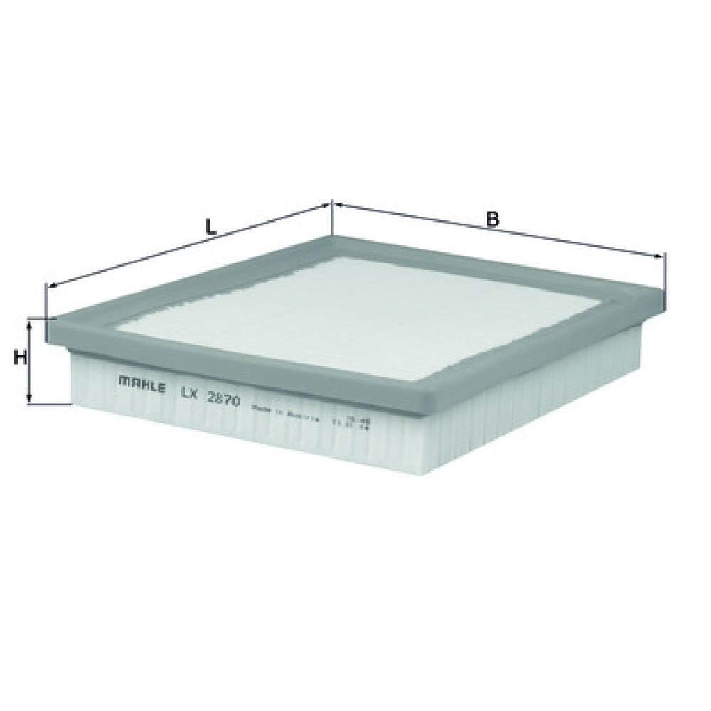 LX2870 KNECHT MAHLE FILTER gaisa filtrs LX2870 KNECHT MAHLE FILTER gaisa filtrs