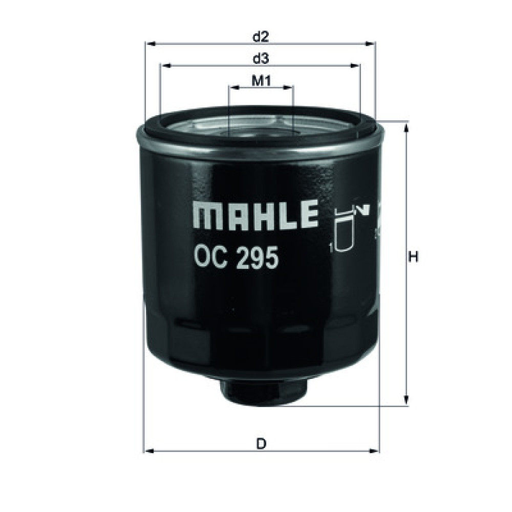 OC295 KNECHT MAHLE FILTER масляный фильтр