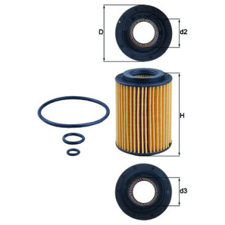 OX347D KNECHT MAHLE FILTER õlifilter