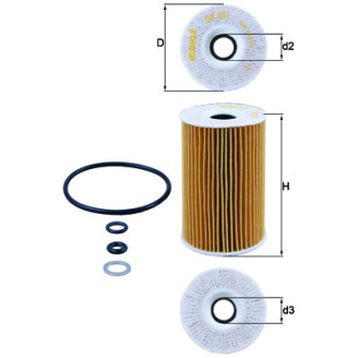 OX351D KNECHT MAHLE FILTER õlifilter