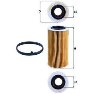 OX370D1 KNECHT MAHLE FILTER õlifilter