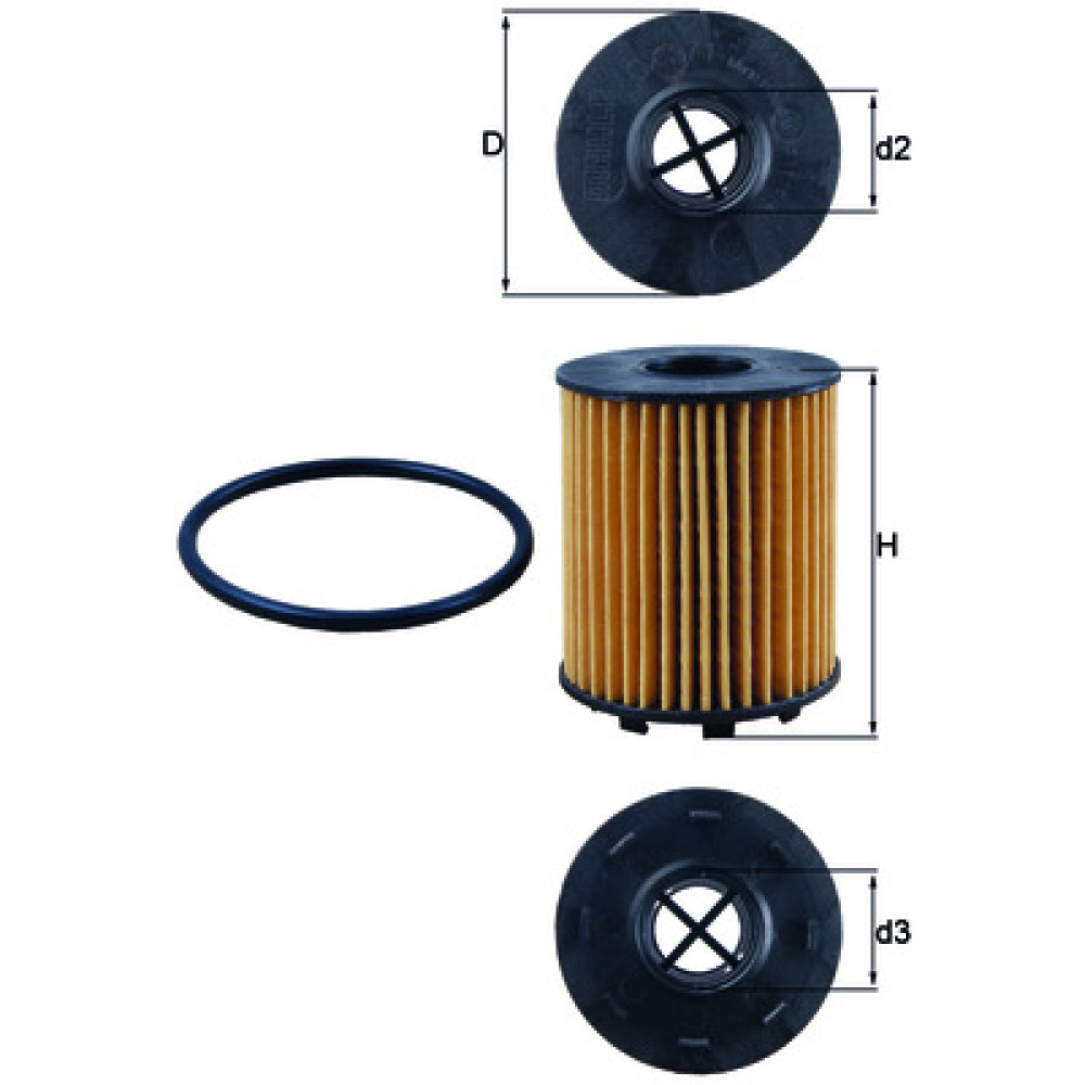 OX371D KNECHT MAHLE FILTER oil filter OX371D KNECHT MAHLE FILTER oil filter