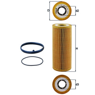 OX381D KNECHT MAHLE FILTER oil filter