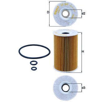 OX388D KNECHT MAHLE FILTER oil filter