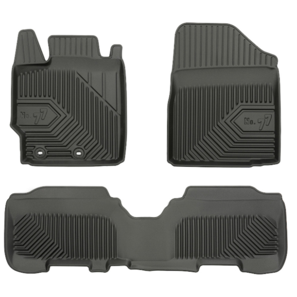 TOYOTA YARIS II no 2005 - 2011 gada 3d Gumijas paklāju komplekts 4gab. FROGUM 77408401 TOYOTA YARIS II no 2005 - 2011 gada 3d Gumijas paklāju komplekts 4gab. FROGUM 77408401