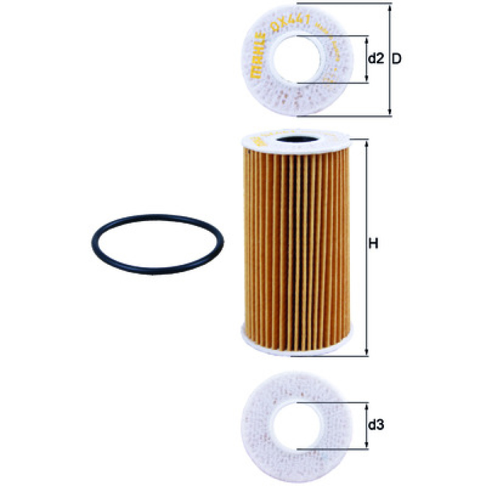 OX441D KNECHT MAHLE FILTER oil filter OX441D KNECHT MAHLE FILTER oil filter