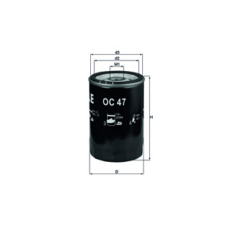 OC47 KNECHT MAHLE FILTER oil filter