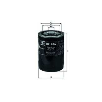 OC486 KNECHT MAHLE FILTER õlifilter