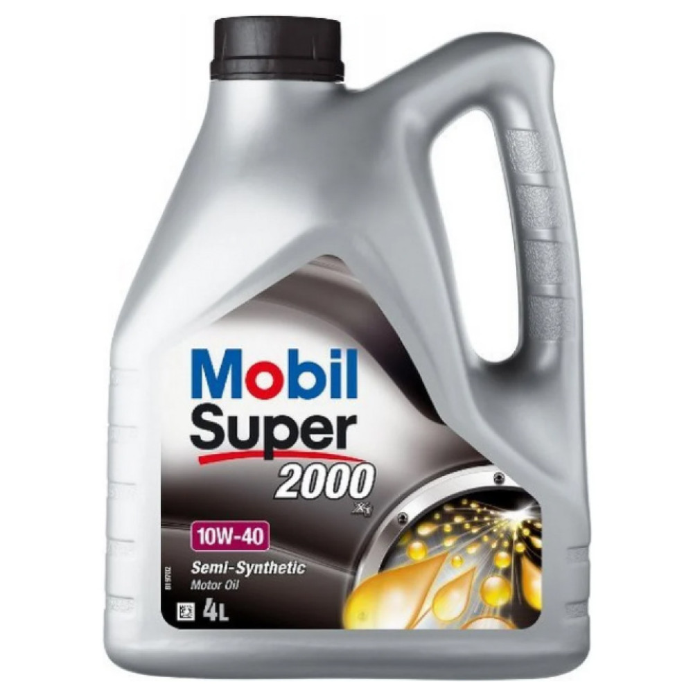 5L - 10w40 MOBIL SUPER 2000 X1 poolsünteetiline mootoriõli