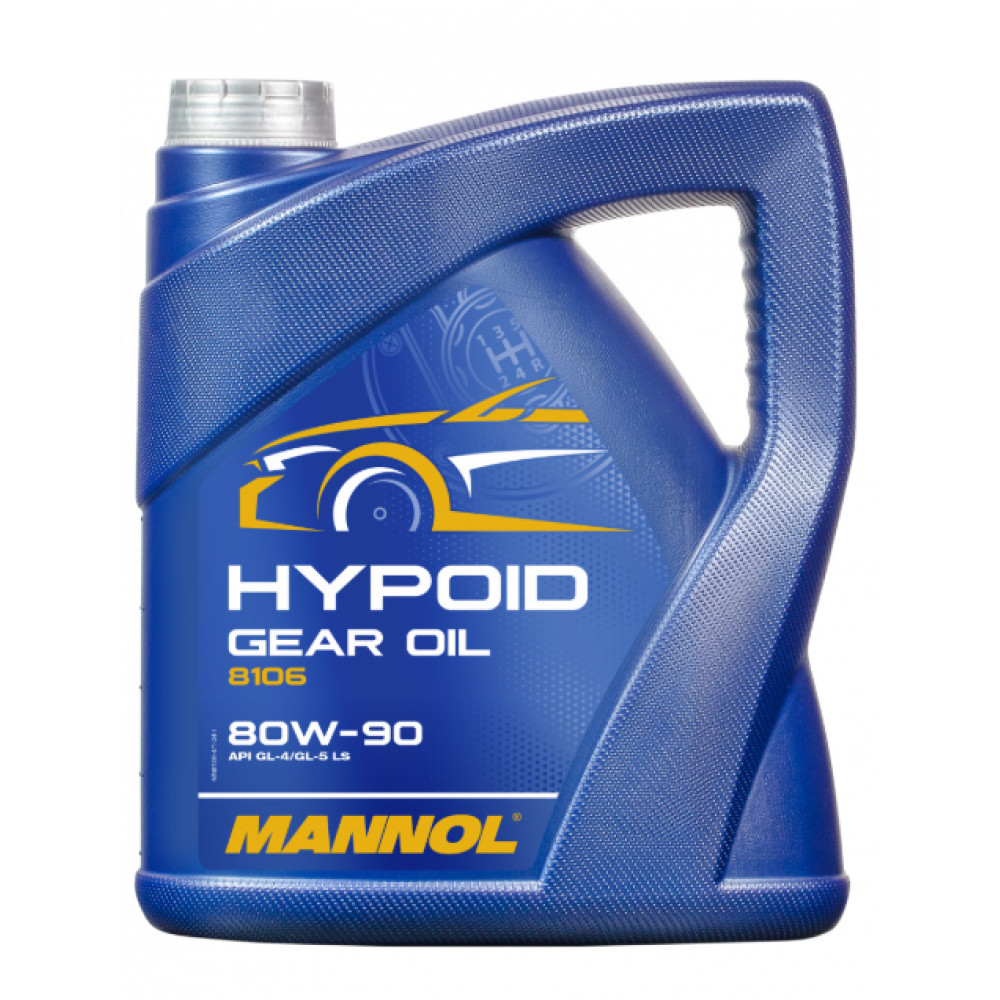 4L - 80W90 HYPOID Getriebeoel GL4 GL5 MANNOL 8106 transmisijas eļļa 4L - 80W90 HYPOID Getriebeoel GL4 GL5 MANNOL 8106 transmisijas eļļa