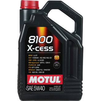 5L - MOTUL 5W40 X-CESS 8100 mootoriõli