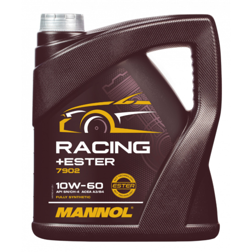 4L - 10W60 RACING ESTER  MANNOL 7902 sintetiskā motoreļļa - 10w-60