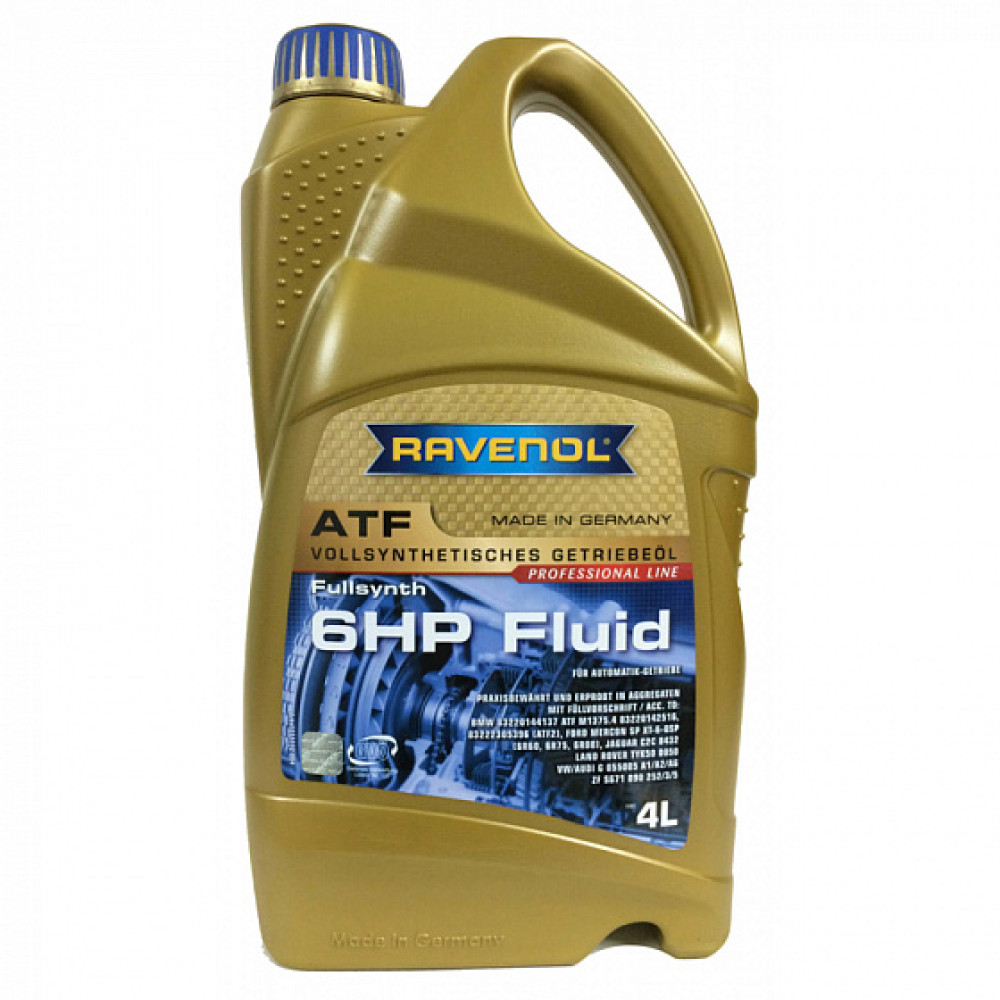 4л - RAVENOL ATF 6HP FLUID АКПП трансмиссионное масло 4л - RAVENOL ATF 6HP FLUID АКПП трансмиссионное масло