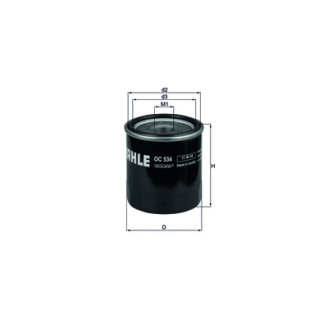OC534 KNECHT MAHLE FILTER õlifilter