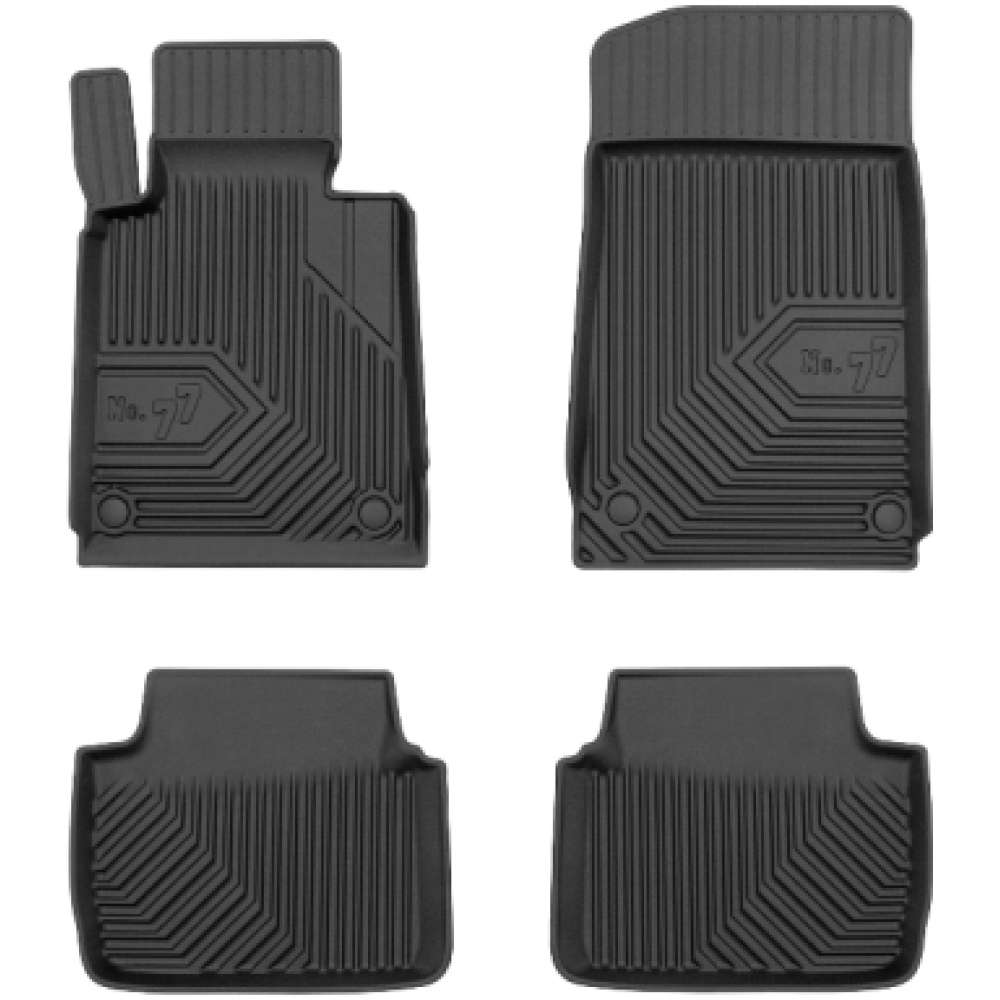 BMW SERIJOS 3 E46 1998 - 2007 metų 3d Guminiai kilimėlių komplektas 4vnt. FROGUM 77426566