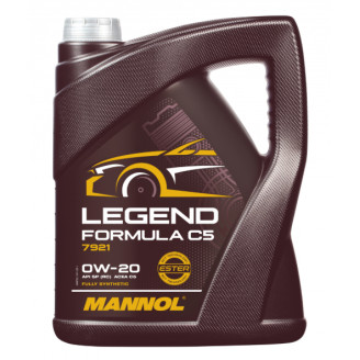 5L - 0W20 LEGEND FORMULA C5 MANNOL 7921 motoreļļa 0w-20