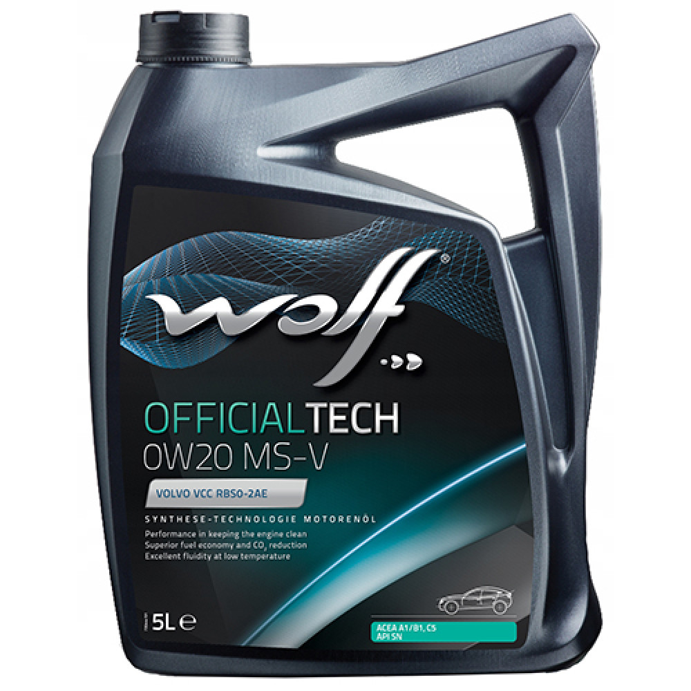 5L - 0W20 OFFICIALTECH MS-V Volvo sintetiskā motoreļļa 0W-20 5L - 0W20 OFFICIALTECH MS-V Volvo sintetiskā motoreļļa 0W-20