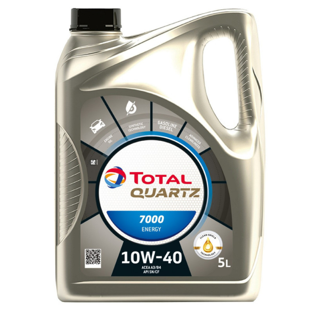 5L - 10w40 TOTAL 10W40 QUARTZ 7000 ENERGY motoreļļa 10w-40