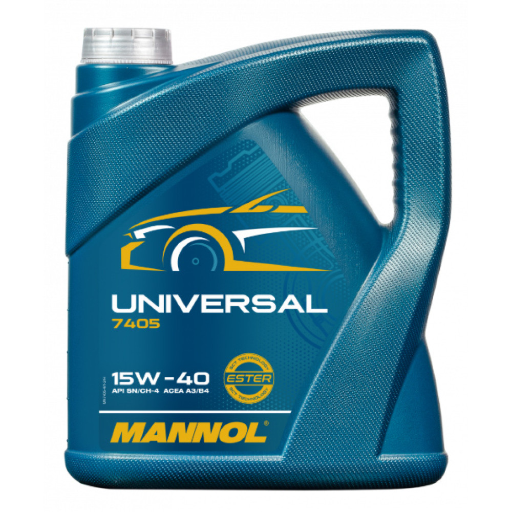 15W40 UNIVERSAL MANNOL 7405 minerālā motoreļļa - 5L 15W40 UNIVERSAL MANNOL 7405 minerālā motoreļļa - 5L