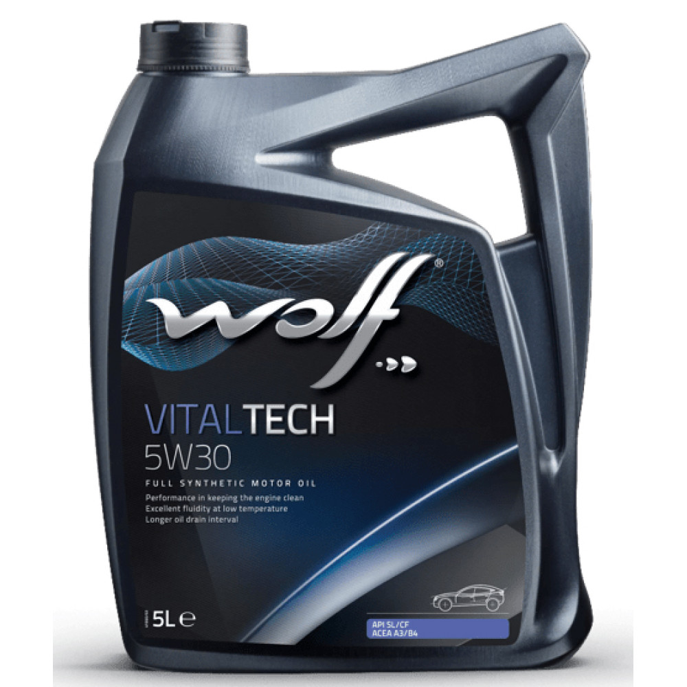 5L - 5W30 WOLF VITALTECH sintetiskā motoreļļa 5W-30 5L - 5W30 WOLF VITALTECH sintetiskā motoreļļa 5W-30