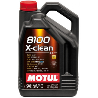 5L - 5W40 MOTUL 8100 X-CLEAN motoru eļļa - Akcijas cena sūtījumiem uz pakomātiem