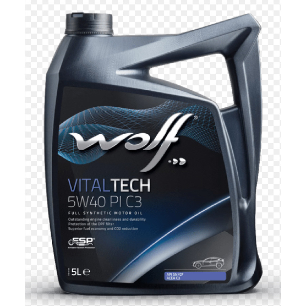 5L - 5W40 WOLF VITALTECH PI C3 Pumpe Duse VW505.01 sintetiskā motoreļļa 5W-40 5L - 5W40 WOLF VITALTECH PI C3 Pumpe Duse VW505.01 sintetiskā motoreļļa 5W-40