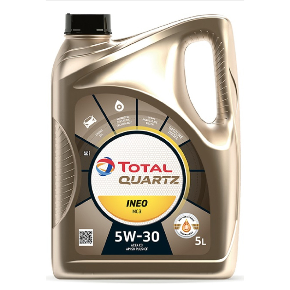 5L - 5W30 TOTAL QUARTZ INEO MC3 mootoriõli 5L - 5W30 TOTAL QUARTZ INEO MC3 mootoriõli