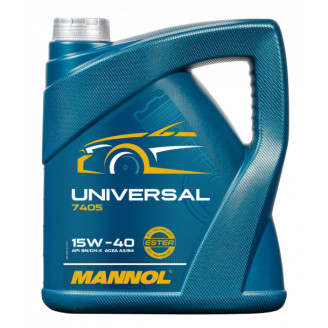 5L - 15W40 UNIVERSAL MANNOL mineral motor oil - Promotional price for parcel locker shipments