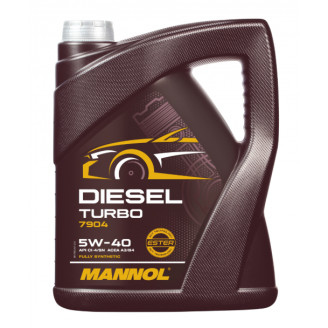 5L - 5w40 DIESEL TURBO MANNOL 7904 motoreļļa