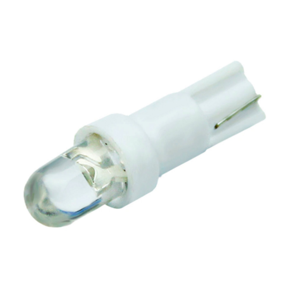 T5 Valge LED 1-dioodiga auto lamp salongi ja armatuurlaua valgustuseks
